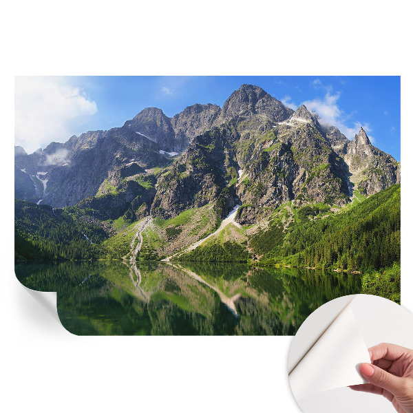 Modern fotótapéta a nappaliba Festői hegyek