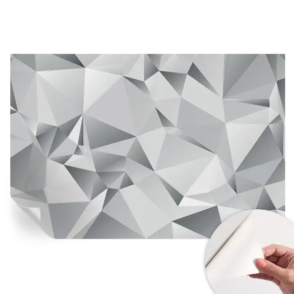 Öntapadós absztrakt geometriai falfestmény