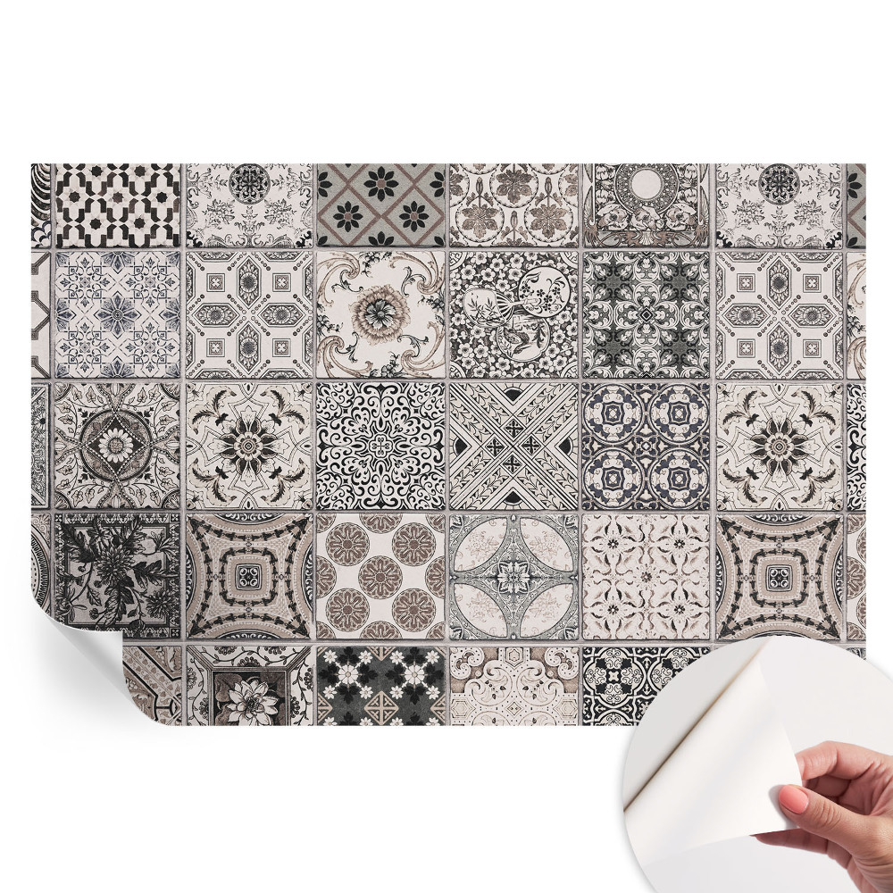 Modern fotótapéta a nappaliba Csempe minták