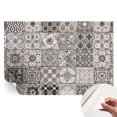 Modern fotótapéta a nappaliba Csempe minták