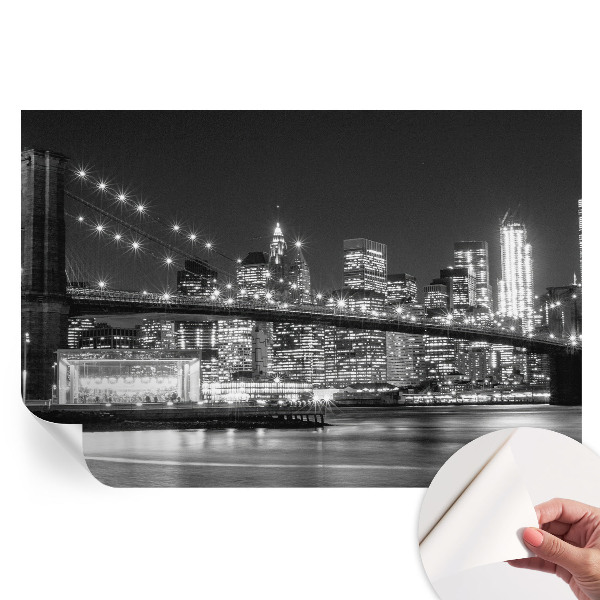 Öntapadós tapéta a nappaliba Éjszakai panoráma