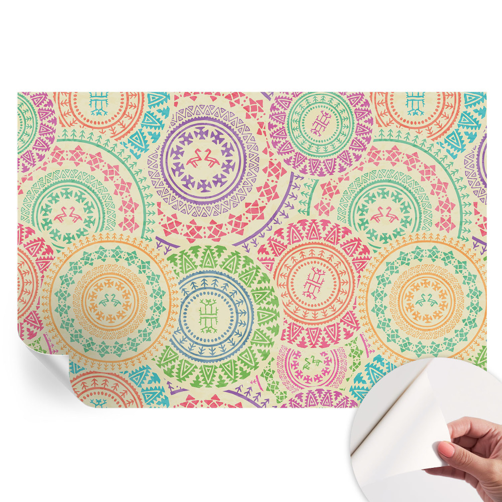 Öntapadós fotótapéta Színes mandalák