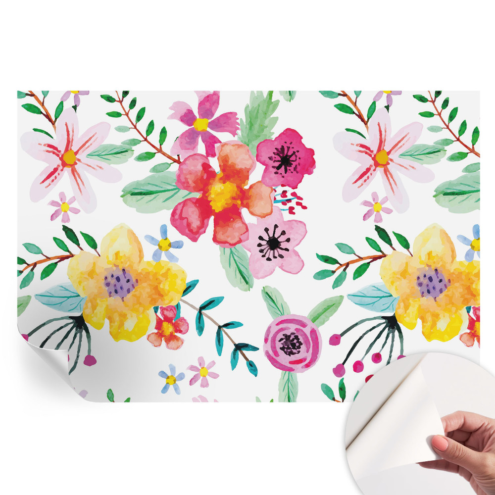 Virágos frissesség modern fotótapéta nappaliba