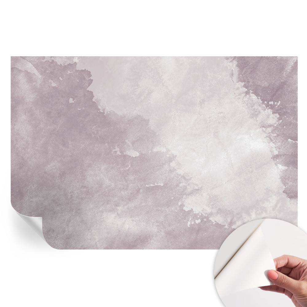 Öntapadós falfestmény Lila absztrakció