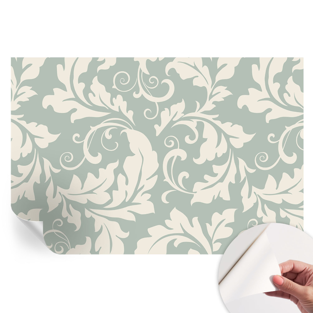 Öntapadós fotótapéta a hálószobába Dekoratív levelek