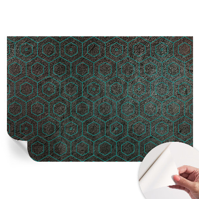 Modern fotótapéta a nappaliba Geometrikus minta