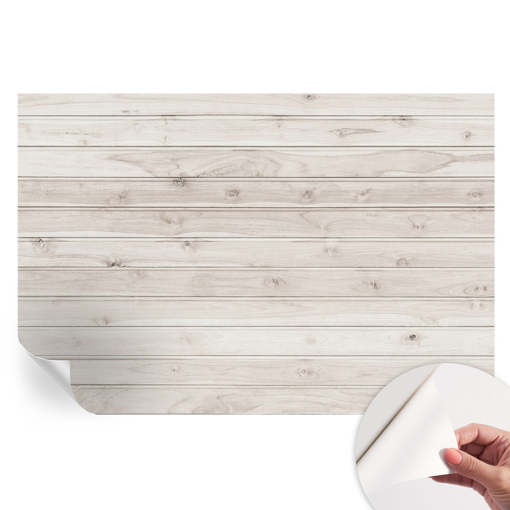 Öntapadós fotótapéta a hálószobába Természetes fa