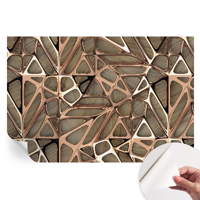 Öntapadós falfestmény geometrikus mintával