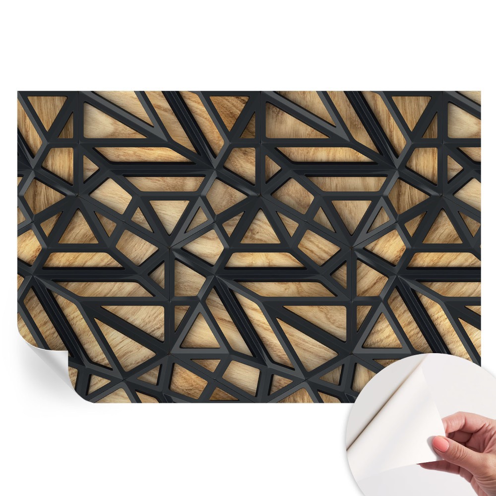 Geometriai kapcsolat öntapadós fotótapéta