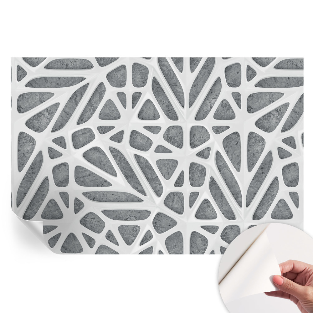 Öntapadós falfestmény Geometriai hálózat