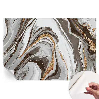 Öntapadós fotótapéta a hálószobába Márvány örvények