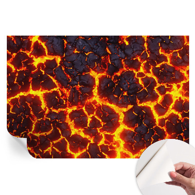 Erős magma öntapadós falfestmény