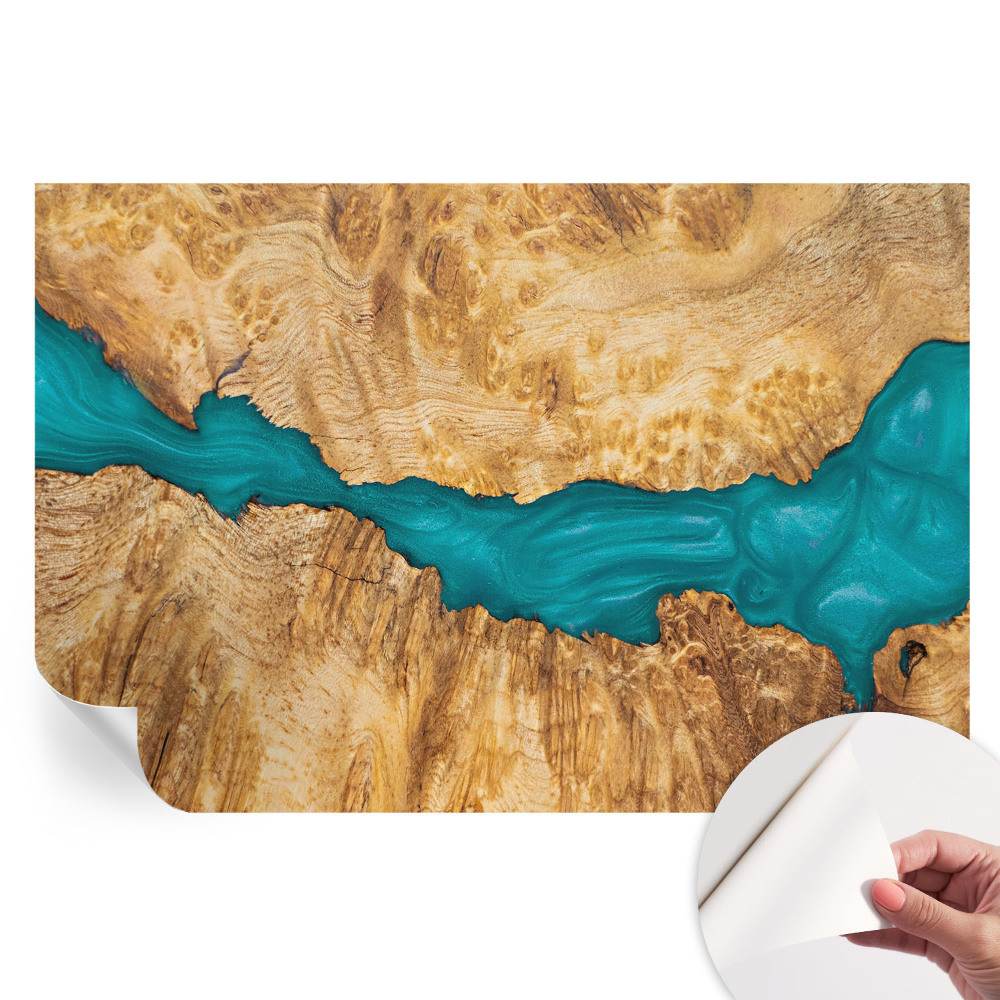 Öntapadós fotótapéta Fa és gyanta