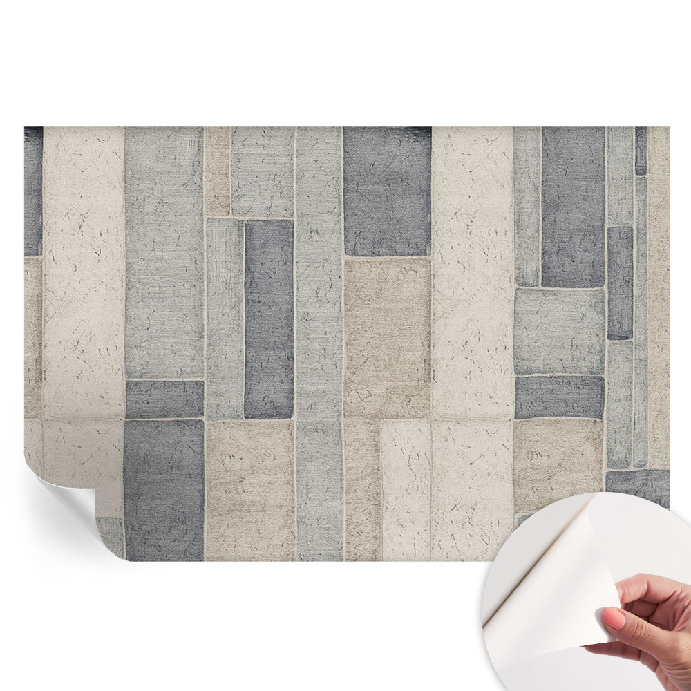 Öntapadós fotótapéta a hálószobába Geometrikus mozaik