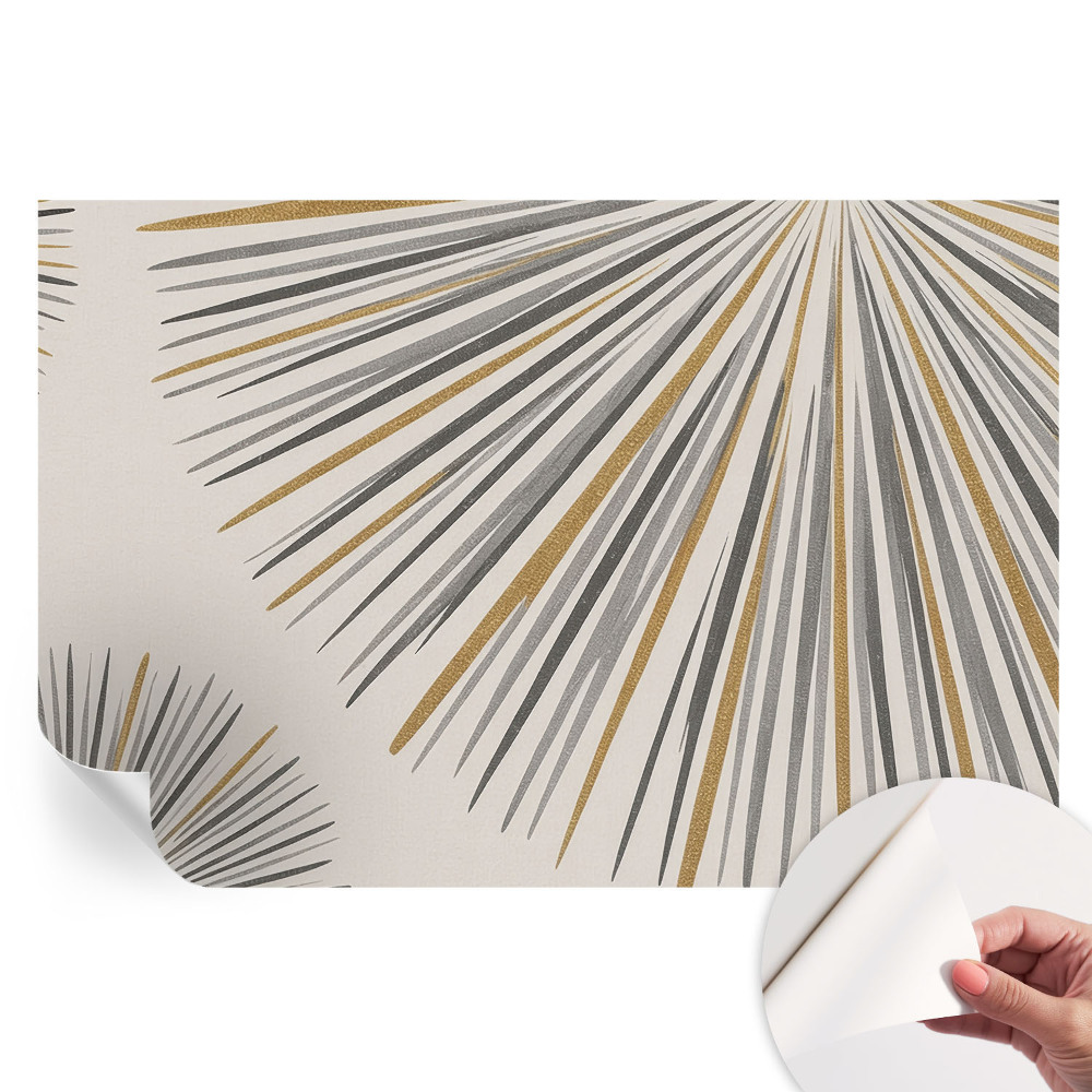 Öntapadós falfestmény Geometrikus legyezők