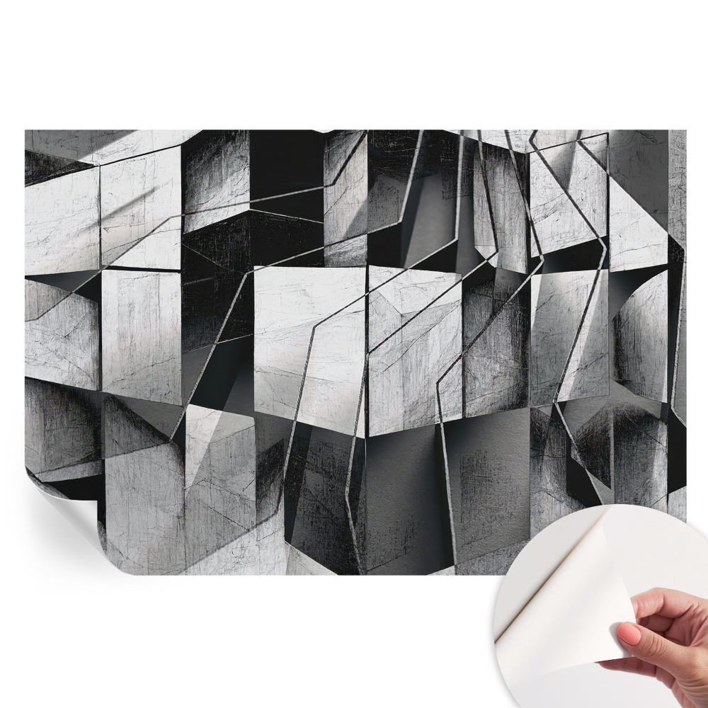 Modern fotótapéta a nappaliba Geometriai absztrakció