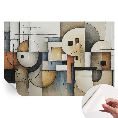 Geometriai harmónia öntapadós fotótapéta