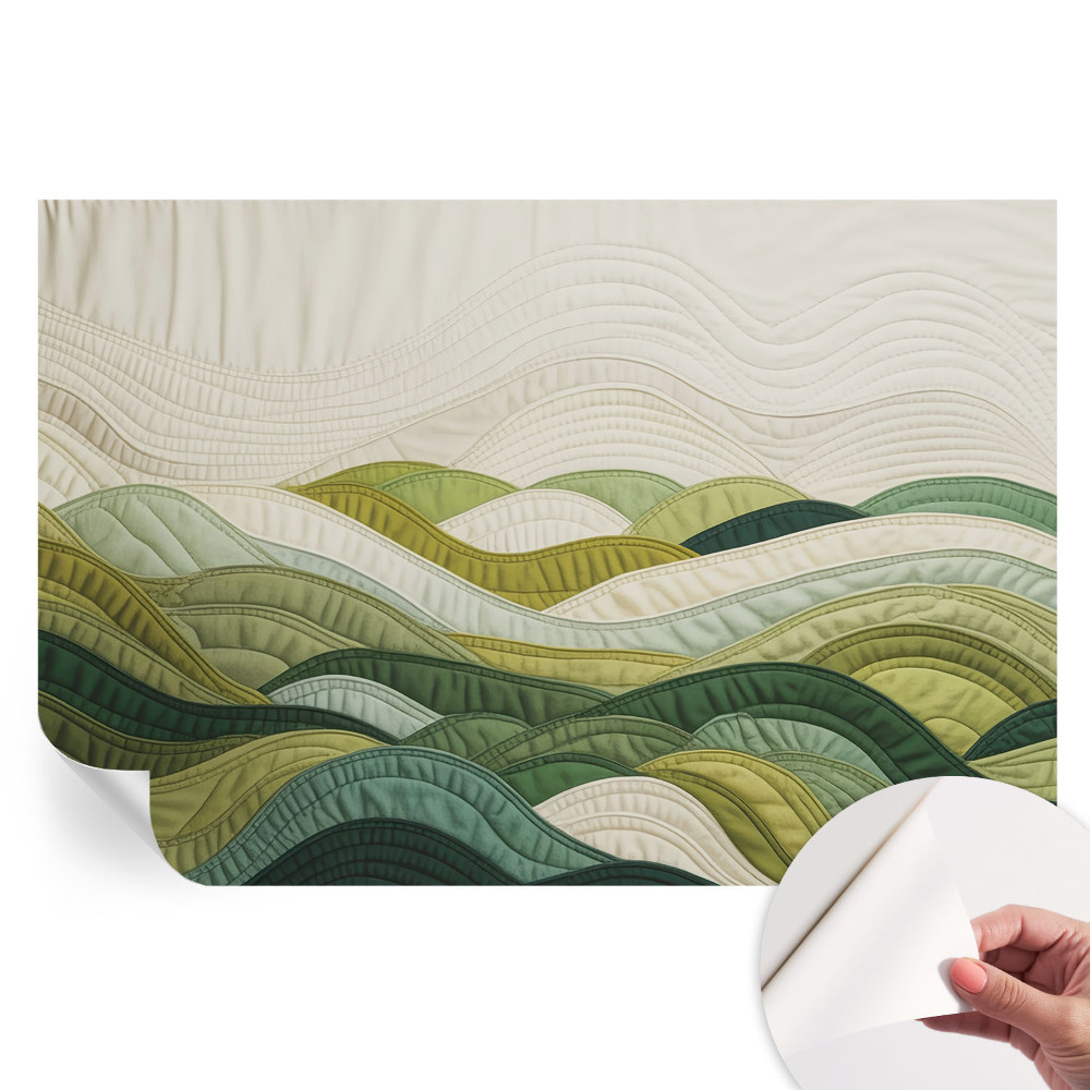 Öntapadós falfestmény Szövetdombok