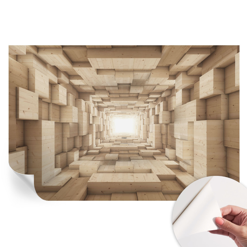 Öntapadós tapéta a nappaliba Fa alagút