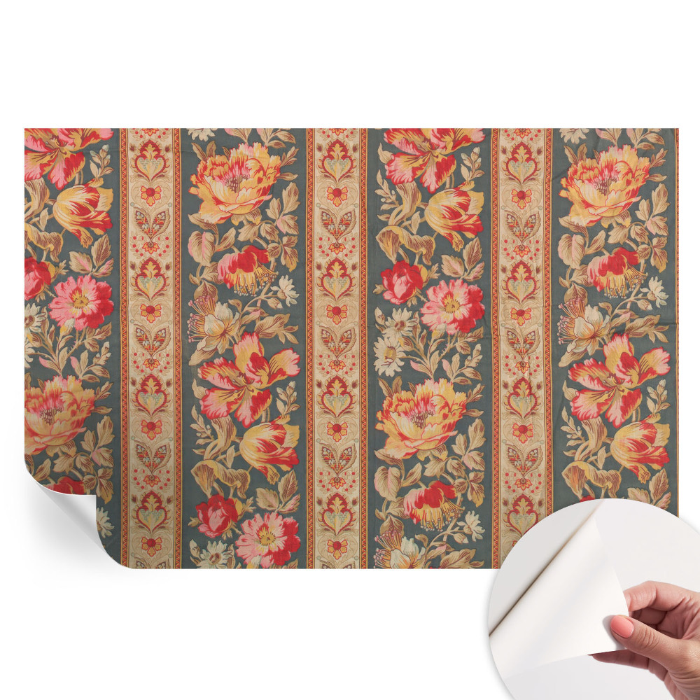 Öntapadós tapéta a nappaliba Színes virágok