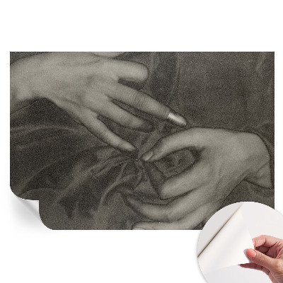 Öntapadós fotótapéta Kezek anyaga