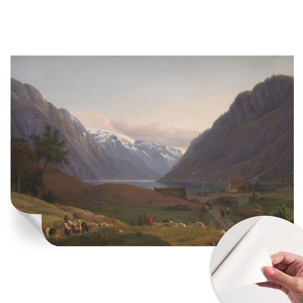 Modern hegyi panoráma fotótapéta nappaliba