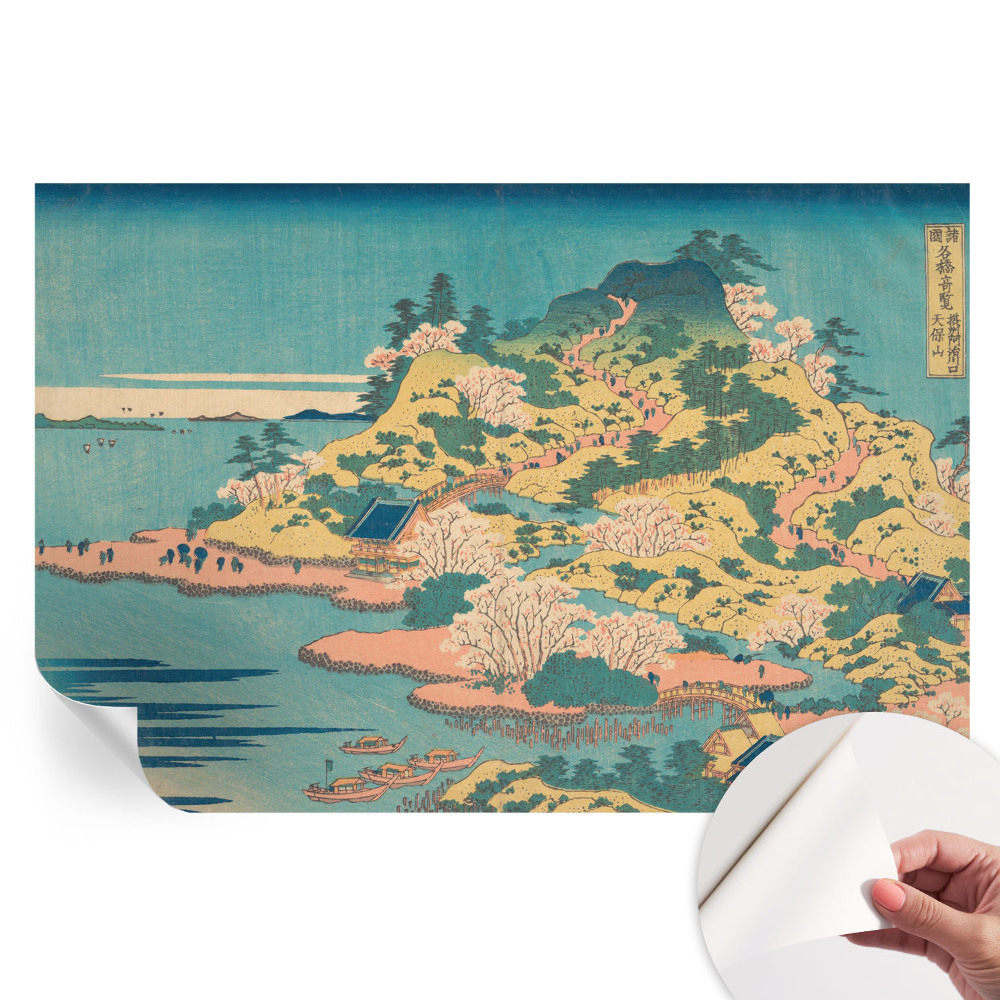Öntapadós japán tájkép falfestmény