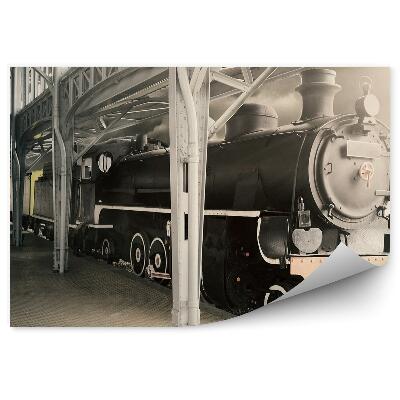 Fotótapéta Régi gőzmozdony a múzeumban