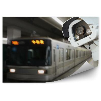 Fotótapéta Biztonsági megfigyelés az állomáson