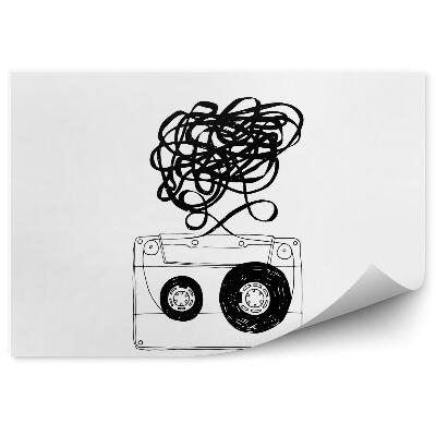 Öntapadó fotótapéta Kazetta kusza szalagokkal 