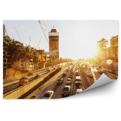 Kép tapéta Forgalmi dugó út utca utca város épületei