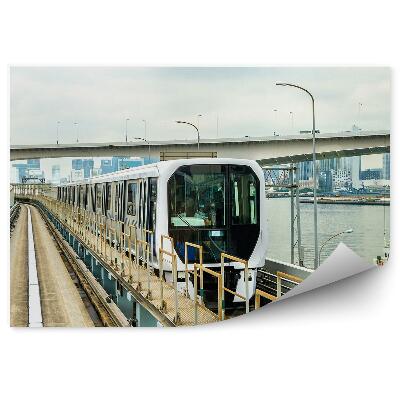 Poszter tapéta Japán tokió nagysebességű vasúti közlekedési vízi város