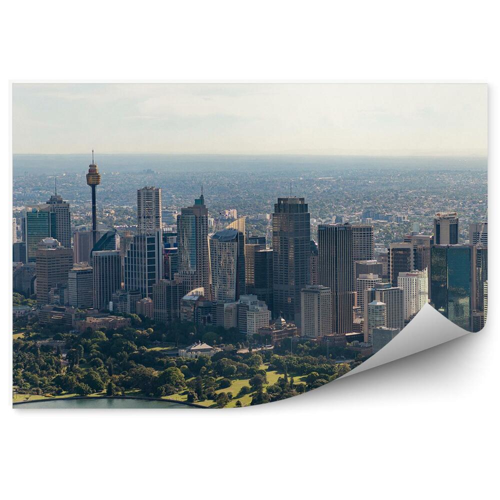 Poszter tapéta légi felvétel Sydney városára