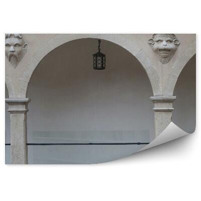 Fotótapéta Udvar szobor árkáddal