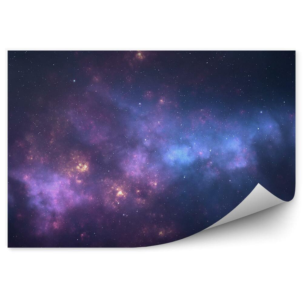 Modern fotótapéta Éjszakai égbolt univerzum égbolt tele csillagokkal köd galaxis kozmosz