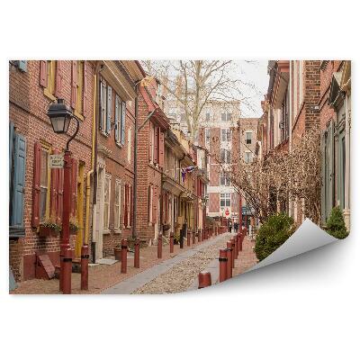 Öntapadós fotótapéta Fa sikátor épületei