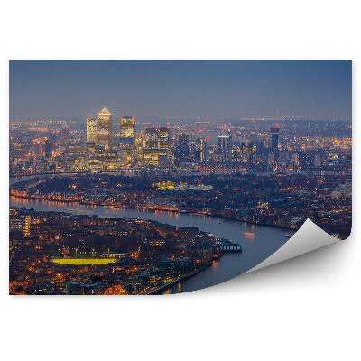 Fotótapéta Westminster Palace Big Ben Bridge Thames Board Cup Coffee London