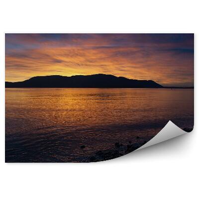 Modern fotótapéta Naplemente san juan icelando kövek óceán