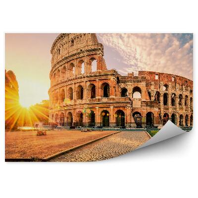 Fotótapéta Reggeli nap Olaszország város épületei