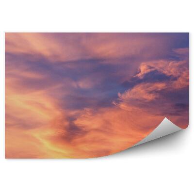 Öntapadós fotótapéta Égbolt naplementében felhők színek
