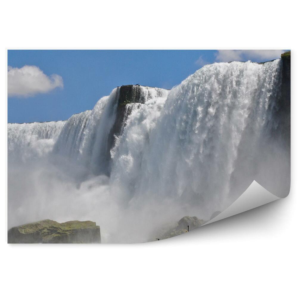 Öntapadós fotótapéta Niagara vízesés köd turisták