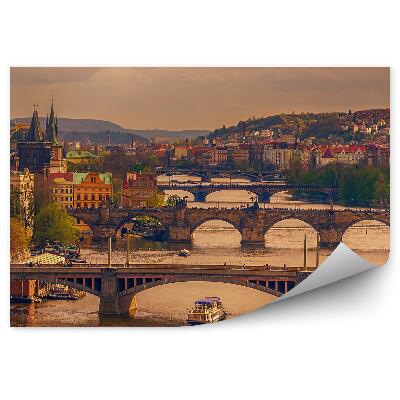 Fotótapéta Csehország romantikus hidak építészete
