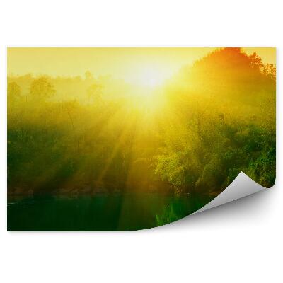 Fotótapéta Naplemente dzsungel Thaiföld víz