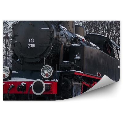 Fotótapéta Egy régi mozdony a wieliczkai sóbányában