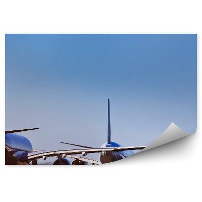 Fali poszter tapéta Füves repülőgép kifutópálya