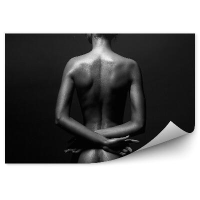 Öntapadó fotótapéta Vékony, fényes meztelen női test