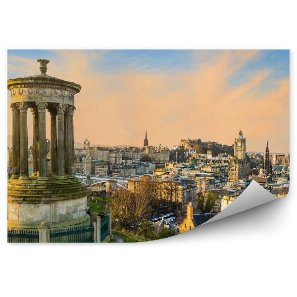 Fotótapéta Edinburgh város építészeti épületei