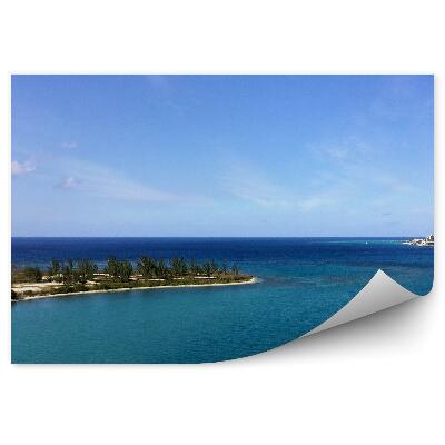 Öntapadós fotótapéta öböl szigetek növény horizont