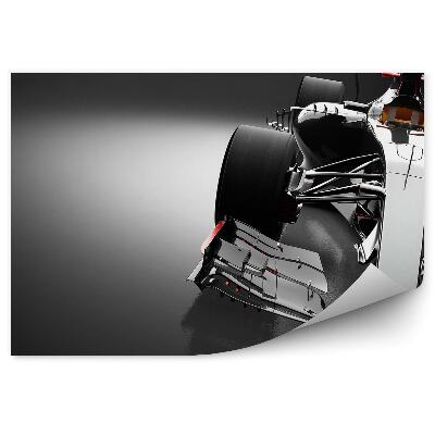 Fotótapéta Ezüst Forma 1-es autó