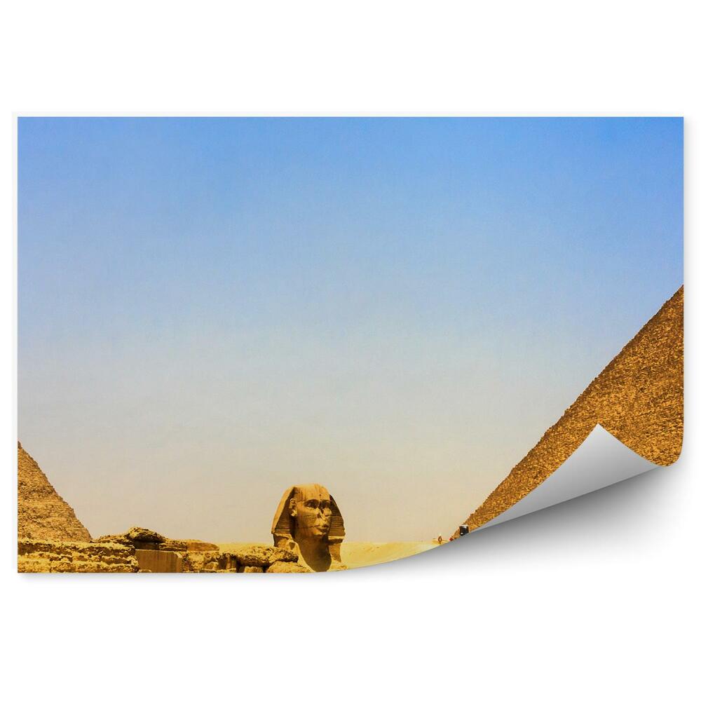 Fotótapéta Homokpiramis Szfinx Egyiptom